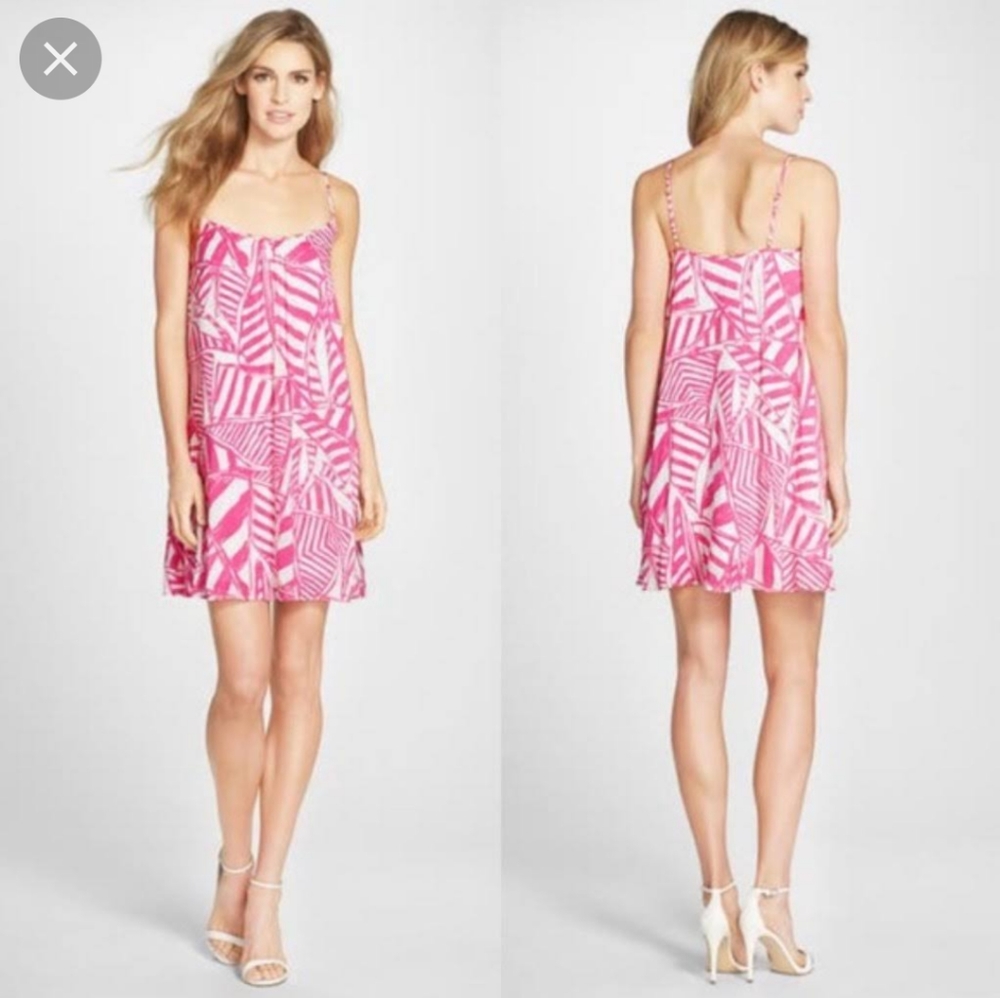 Lilly Pulitzer Daphne print swing dress. Size Large.